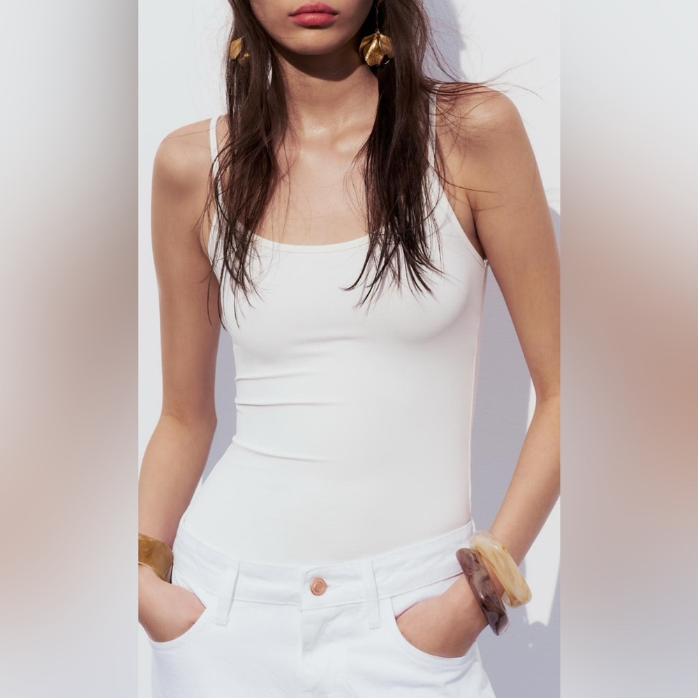 Zara Polyamide Spaghetti Strap Camisole, NWT